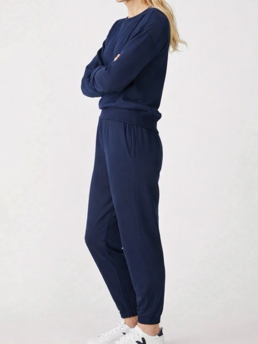 Stateside Softest Fleece Sweatpants In Navy, L